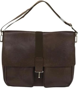 Bulgari Pre-owned Cross Body Bags, female, Brown, Size: ONE SIZE Pre-owned Vintage Cross Body Bag