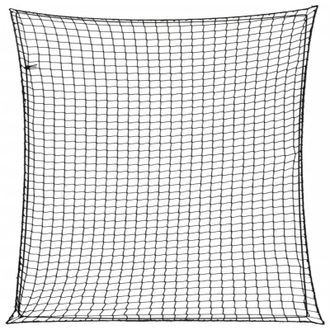 vidaXL Rete per Rimorchio con Corda Elastica Nero 4x4 m in pp Vidaxl