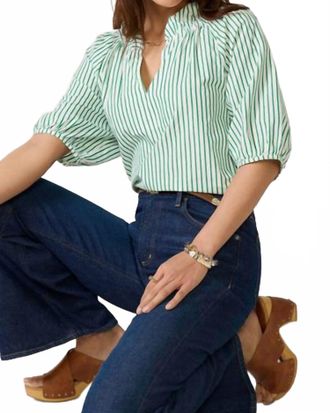 Xirena Clementine Top In Trellis Green