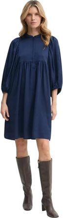 Bruuns Bazaar Sarina Jurk - Dames - Korte kleedjes - Blauw - XS - Kleedjes