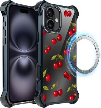OEM Funda Ibizu Dropguard Ultra Para Iphone 16 Plus Con Magsafe, Color Midnight O Cherry Night