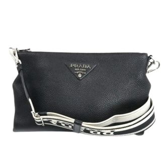 Prada Pre-owned Cross Body Bags, unisex, Black, Size: ONE SIZE Pre-owned Shoulder Bag