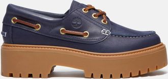 Timberland Womens Stone Street Platform Boat Shoe
