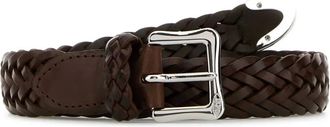 J & M Davidson Cintura intrecciata - Marrone