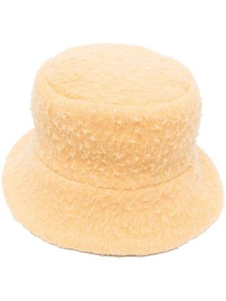 Holzweiler wool bucket hat - unisex - Wool/Polyester - XS/S - Yellow