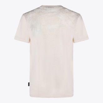 Philipp Plein Mens T-Shirts And Polos Beige _100 % Co