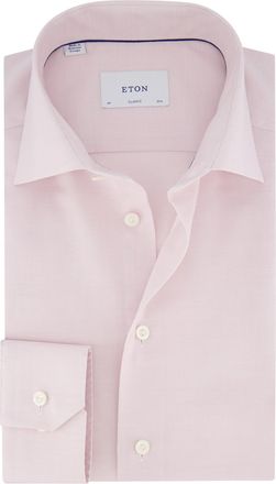 Eton overhemd Classic Fit roze katoen