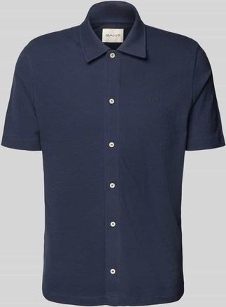 GANT Freizeithemd mit Knopfleiste in Dunkelblau, Größe XXXL