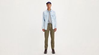 Levi's Mens Levis XX Pants Olive Night Stretch Tapered Leg Classic Chino JDM2693