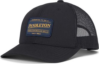Pendleton Large Patch Trucker Hat Caps Black, Polyester