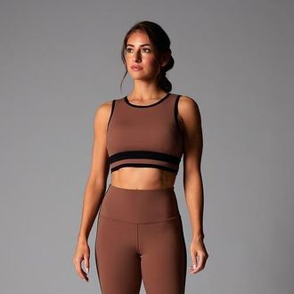 Tavi Agility Bra in Clove Ebony at Nordstrom, Size Xx-Large