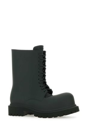 Balenciaga Mens Bottle Green Eva Steroid Boots Darkkhaki Stivali