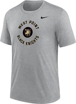 Nike Army Black Knights Nike Mens Football Tri-Blend T-Shirt in Grey | M21372P396USMA-DGH