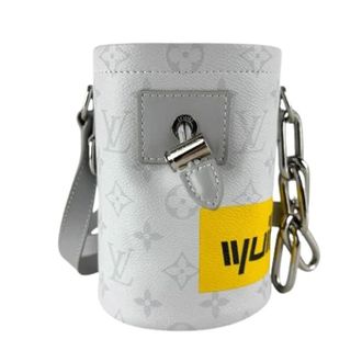 Louis Vuitton Pre-owned Bucket Bags, male, White, Size: ONE SIZE Pre-owned Bucket Bag