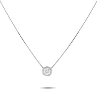 Luxury Bazaar Platinum 1.01ct Diamond Pendant Necklace MF19-010626