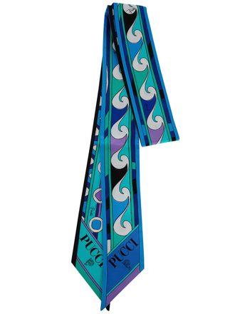 Emilio Pucci Sciarpa In Seta Bandeau 5X120