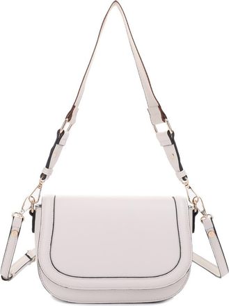 Mali + Lili Kiana Recycled Vegan Leather Crossbody Bag in Ivory at Nordstrom