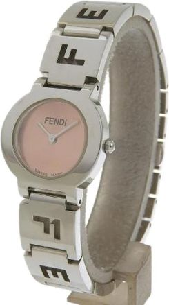 Fendi Pre-owned Stainless Steel Watch - Dames - Vintage Horloges - Oranje - ONE Size - Vintage