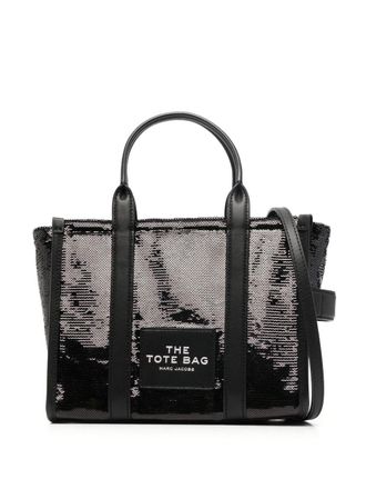 Marc Jacobs The Mini Tote Bag logo-patch tote - Black
