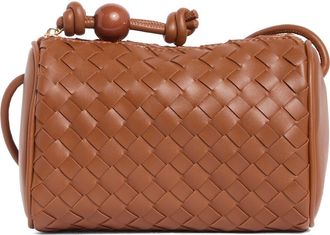 Urban Expression Woven Faux Leather Crossbody Bag in Chocolate at Nordstrom Rack