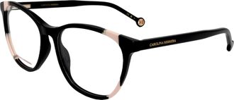 Carolina Herrera Womens 54 mm Black Opticals