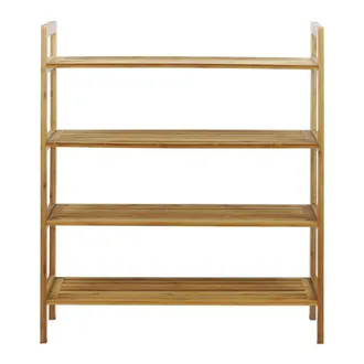 Oceanstar 4-Tier Bamboo Shoe Rack