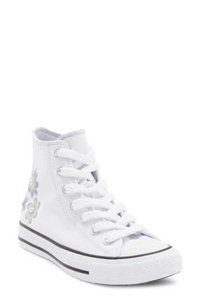 Converse Chuck Taylor All Star High Top Sneaker in White/Blueberry Ice at Nordstrom Rack, Size 7.5