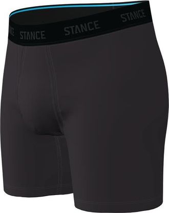 Stance Mens Regulation Solid Boxer Briefs in Black at Nordstrom, Size X-Large