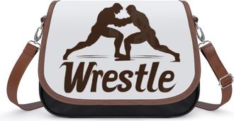 Generic U.S. Wrestle Small Womens Crossbody Bags Shoulder Handbag with Adjustable Strap for Travel