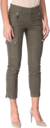 Escada Cropped Khaki Jeans Size S