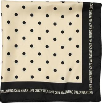 Valentino Garavani Accessoires, Dames, Beige, ONE Size, Elegante bedrukte accessoire met randdesign