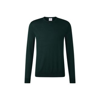 Bogner Fine knit jumper Ole for men - Dark green - XXL