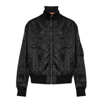 Maison Margiela Bomberjack - Heren - Bomber jackets - Zwart - M - Leer - Jassen