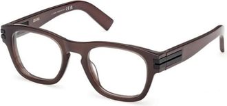 Ermenegildo Zegna Ez 5331 048 Glasses - Heren - Brillen - Bruin - 51 MM - Accessoires
