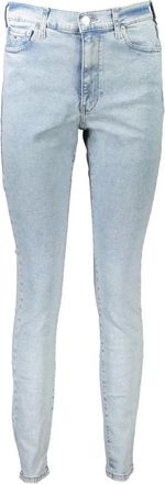 Tommy Hilfiger Jeans, Dames, Blauw, W28 L32, Katoen, Sylvia High Super Skinny Jeans