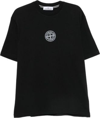 Stone Island Tops, Heren, Zwart, L, T-Shirts