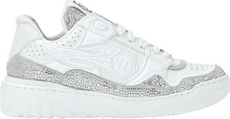 Philipp Plein Moon Walker Lo-Top Sneakers - Dames - Sneakers - Wit - 36 EU - Katoen - Schoenen