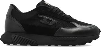 Diesel S-Tame D-Up Sneaker - Heren - Sneakers - Zwart - 45 EU - Leer - Schoenen