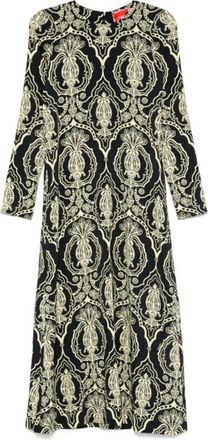 La DoubleJ Jersey Maxi Jurk - Dames - Maxi kleedjes - Zwart - L - Kleedjes