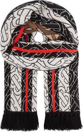 Burberry TB Monogram Scarf