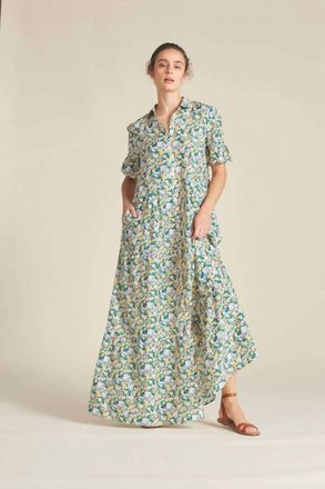Trovata Martine Maxi Dress In Calma Bloom