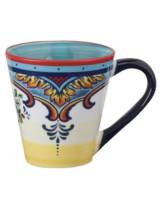 Euroceramica Zanzibar 4Pc Stoneware Mug Set