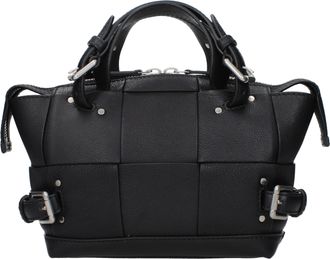 Bottega Veneta Damens Handtaschen aus schwarzem Leder