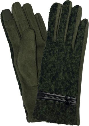 MARCUS ADLER Jersey Touchscreen Gloves in Olive at Nordstrom Rack