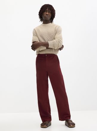 Le 31 Mens Cotton-linen pant New York fit - Straight