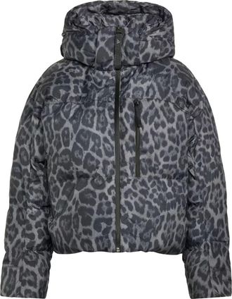 adidas (WMNS) adidas by Stella McCartney Short Padded Printed Winter Jacket Asia Sizing Dove Grey Carbon KG5773