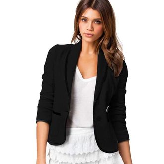 Generic Jersey Blazer Womens Short: Cardigan Womens Summer Lightweight Cardigan 3/4 Sleeve Open Front Bolero Shrug Solid Cardigan Top Bolero Long Sleeve Elega