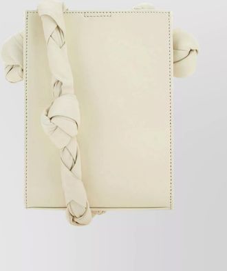 Jil Sander tangle leather shoulder bag
