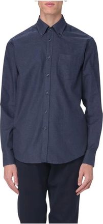 Paul & Shark Overhemden, Heren, Blauw, 4Xl, Blauwe Stijlvolle Overhemden