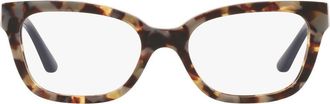 Tory Burch 52mm Square Optical Glasses in Tort at Nordstrom
